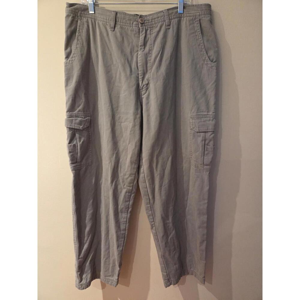 Redhead Men's Gray Lined Cargo Pants 40W